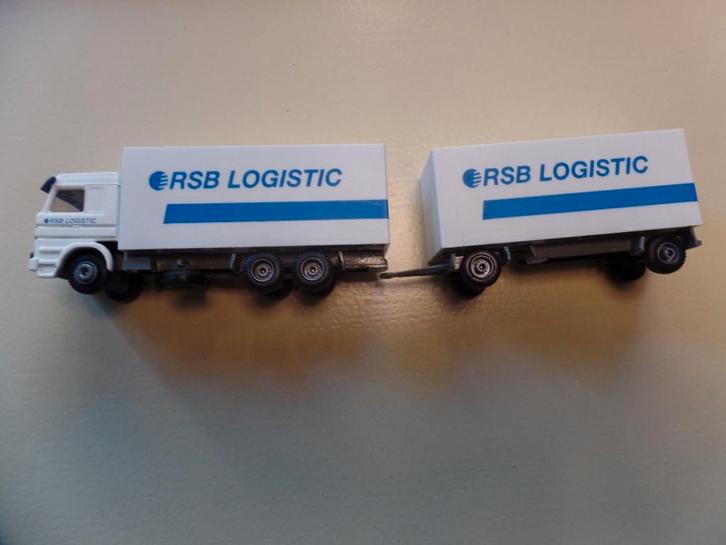 Scania vrachtwagen / aanhanger RSB  (holland oto), Hobby en Vrije tijd, Modelauto's | 1:87, Gebruikt, Bus of Vrachtwagen, Efsi