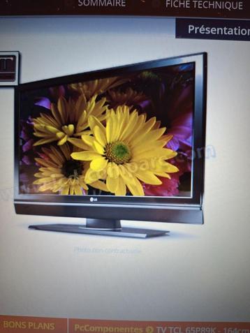 Goed werkende LG 47 inch televisie voor € 50,- beschikbaar voor biedingen