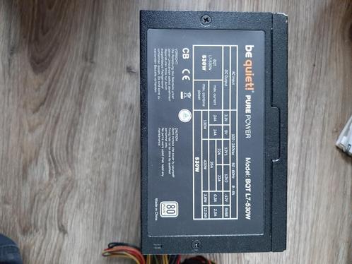 Be Quiet 530 watt Psu, Computers en Software, Interne voedingen, Zo goed als nieuw, Ophalen