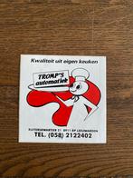 Vintage Tromp's Automatiek Sticker, Verzamelen, Ophalen of Verzenden, Zo goed als nieuw, Overige typen