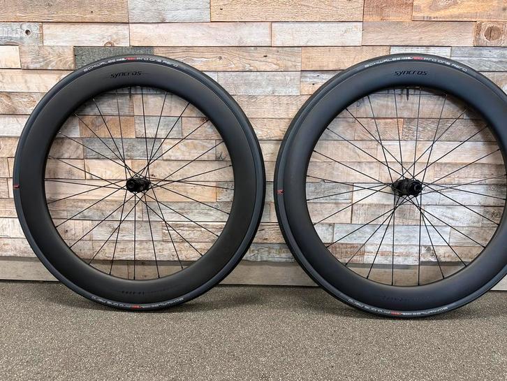 Carbon wielset Syncros Capital 1.0 Aero 60mm, Fietsen en Brommers, Fietsonderdelen, Nieuw, Racefiets, Wiel, Ophalen