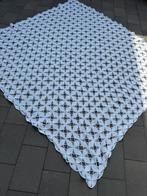 Brocant Gehaakte Sprei (220cm bij 200cm) 1X Kleed 125/165cm, Ophalen of Verzenden