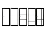 Staal look deur | industriële binnendeur  | helder glas, Doe-het-zelf en Verbouw, Deuren en Horren, Niet ingevuld, 80 tot 100 cm