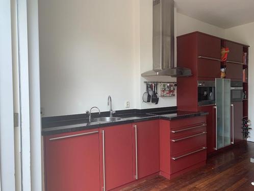 Brugman keuken, (ossenbloed)rood, Huis en Inrichting, Keuken | Complete keukens, Zo goed als nieuw, Overige typen, Rood, Graniet of Steen