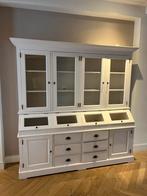 Handgemaakte witte buffetkast, Huis en Inrichting, Kasten | Buffetkasten, Ophalen, Gebruikt, 200 cm of meer, 200 cm of meer