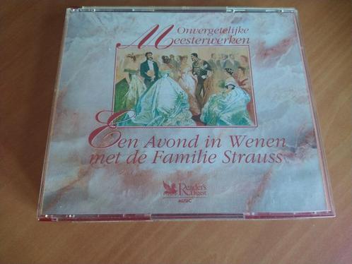 3-CD-set Een avond in Wenen met de Familie Strauss, Cd's en Dvd's, Cd's | Klassiek, Zo goed als nieuw, Barok, Ophalen of Verzenden