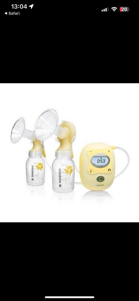 Dubbelzijdige borstkolf freestyle van Medela, Kinderen en Baby's, Babyvoeding en Toebehoren, Zo goed als nieuw, Borstkolf, Verzenden