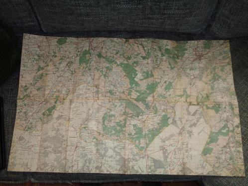 Breda Tilburg stafkaart nr 50 jaren 30 leger, Verzamelen, Militaria | Algemeen, Landmacht, Overige typen, Nederland, Verzenden