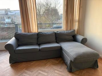 Ikea Ektorp 3-zitsbank met chaise longue, Hakebo donkergrijs - afbeelding 2