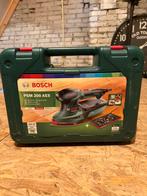 Bosch PSM 200 AES multischuurmachine – compleet in koffer, Ophalen of Verzenden, Zo goed als nieuw, Excentrische schuurmachine