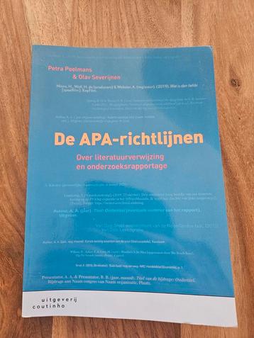 De APA-richtlijnen Petra Poelmans en Olav Severijnen beschikbaar voor biedingen