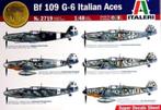 Italeri Bf 109 G-6 Italian Aces (2719) SHF, 1:72 tot 1:144, Gebruikt, Italeri, Ophalen of Verzenden