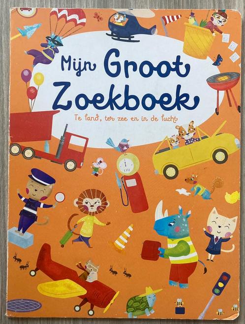 MIJN GROOT ZOEKBOEK Ter land, ter zee en in de lucht, Boeken, Prentenboeken en Plaatjesalbums, Gelezen, Ophalen of Verzenden