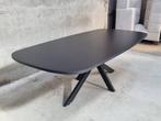 !!Superdeal!! Livin24 Eettafel Zwart Ovaal 240x110 cm