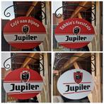 JUPILER UITHANGBORD dubbelzijdig bedrukt, Verzamelen, Biermerken, Nieuw, Reclamebord, Plaat of Schild, Ophalen of Verzenden, Jupiler