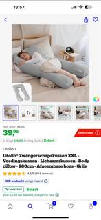 Zwangerschapskussen - Litollo XXL - Grijs, Ophalen of Verzenden, Zo goed als nieuw, Grijs, Overige typen