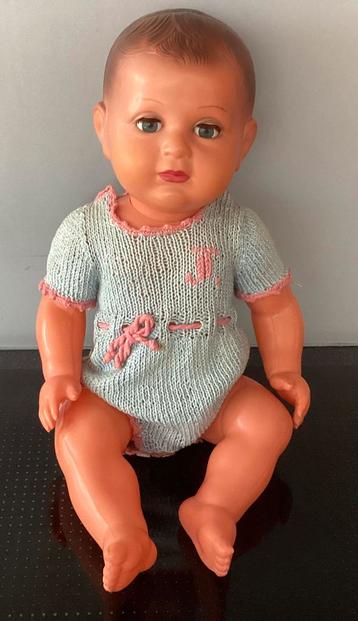 Oude Celluloid babypop,baby pop slaap ogen SNF,France,44 cm beschikbaar voor biedingen