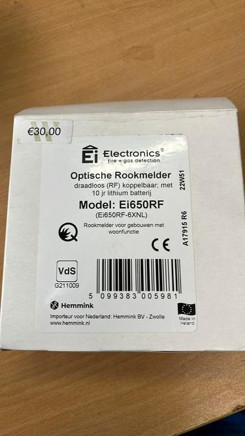 Optische rookmelders (koppelbaar) beschikbaar voor biedingen