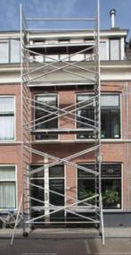 Steiger te huur 10,5 werkhoogte, Ophalen of Verzenden, Zo goed als nieuw, Rolsteiger of Kamersteiger, 5 meter of hoger