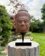 Oud terracotta Boeddha-hoofd (fragment) in Khmer/Lanna, Ophalen of Verzenden, Gebruikt