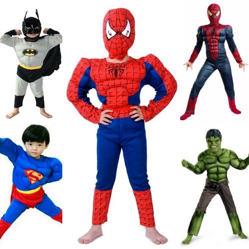 Spiderman pak * Verkleedpak * Hulk pak --92 tot 134-- SALE, Kinderen en Baby's, Carnavalskleding en Verkleedspullen, Nieuw, Jongen