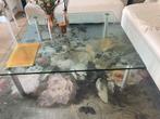 Salon tafel Schopenhauer Gruppo Art, Gebruikt, Glas, Minder dan 50 cm, Rechthoekig