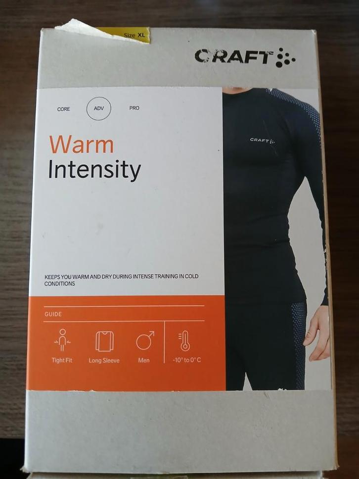 Craft Warm Intensity Thermo Shirt XL Heren, Kleding | Heren, Wintersportkleding, Nieuw, Overige typen, Maat 56/58 (XL), Ophalen of Verzenden