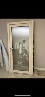 Buitendeur kunststof deur, Doe-het-zelf en Verbouw, Deuren en Horren, Kunststof, Gebruikt, Buitendeur, 200 tot 215 cm