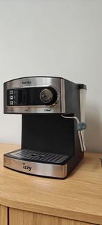 Izzy 6823 15 bar Barista Inox Espresso Machine with frother, Ophalen of Verzenden, Gebruikt, Espresso apparaat