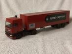 DAF95 Space Cab vrachtwagen met trailer van Foot~express, Hobby en Vrije tijd, Ophalen of Verzenden, Zo goed als nieuw, Bus of Vrachtwagen