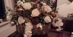 schelpenvaas met bloemen, Ophalen of Verzenden, Nieuw