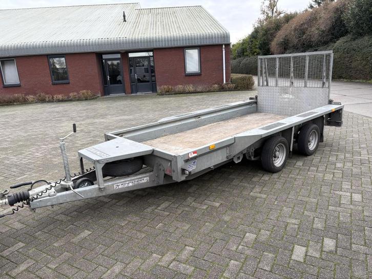 Ifor Williams GX125 Machinetransporter 366x157 3500 kg 2020, Auto diversen, Aanhangers en Bagagewagens, Gebruikt