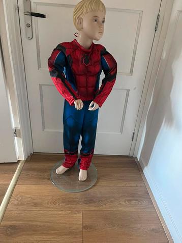 Verkleedkleren: Spiderman spierballen pak maat 98/104 beschikbaar voor biedingen