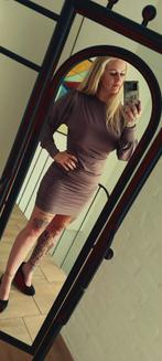 Mooi mauve kleurig nikkie jurkje, Maat 38/40 (M), Bruin, Ophalen of Verzenden, Nikkie