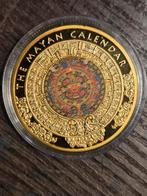 Maya Kalender Munt - Goudkleurig, Ophalen of Verzenden, Overige materialen