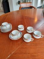6 antieke porselein kop en schoteltjes, Antiek en Kunst, Ophalen of Verzenden