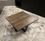 Salon/Bijzettafel hout/metaal E-1688 Direct/leverbaar, 50 tot 100 cm, Nieuw, Metaal, Minder dan 50 cm