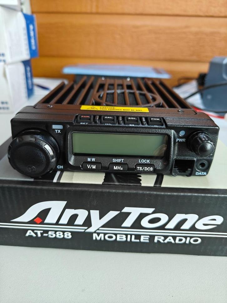 Anytone AT-588 UHF Mobilofoon 400 - 480 Mhz 45Watt NIEUW, Telecommunicatie, Zenders en Ontvangers, Nieuw, Zender en Ontvanger