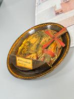 Scherpenheuvel montaigu antiek wandbord met draaiende molen, Antiek en Kunst, Ophalen of Verzenden