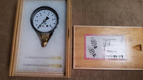 Redrooster prikmanometer 10bar Yokota, Doe-het-zelf en Verbouw, Compressors, Zo goed als nieuw, 6 tot 10 bar, 100 liter of meer