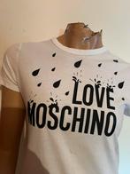 MOSCHINO t-shirt maat XS it 40  origineel ZGAN, Wit, G, B, Zo goed als nieuw