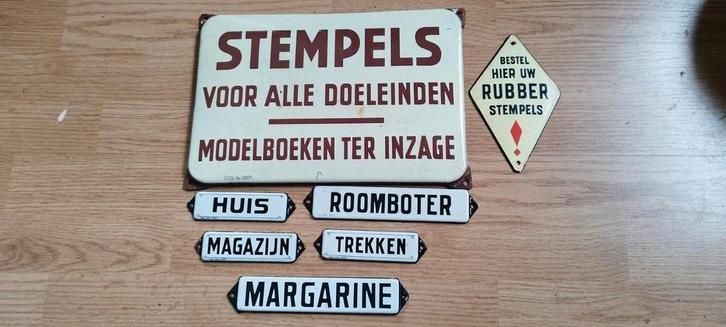 Collectie Emaille Bordjes, Antiek en Kunst, Antiek | Emaille, Ophalen
