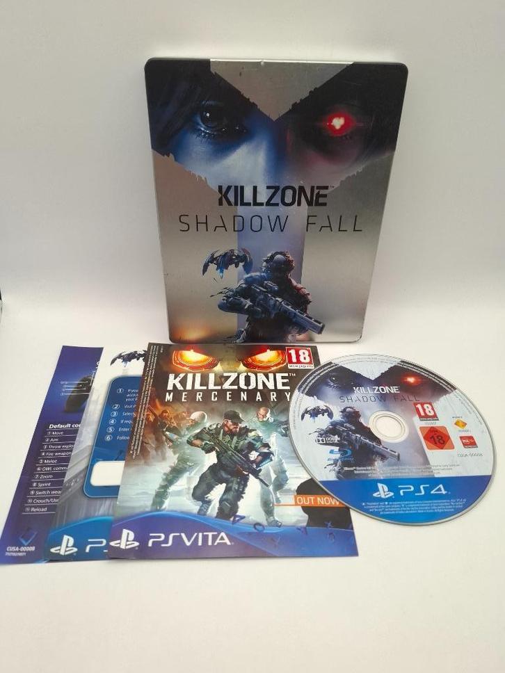 killzone shadow fall steelbook edition ps4, Spelcomputers en Games, Games | Sony PlayStation 4, Zo goed als nieuw, Shooter, 1 speler