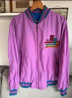Vintage omkeerbare Kappa Sports University Bomberjack, Ophalen of Verzenden, Zo goed als nieuw, Blauw