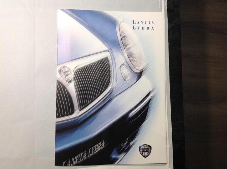 Lancia Lybra folder Nederlands 12 blz 1999, Boeken, Auto's | Folders en Tijdschriften, Nieuw, Overige merken, Ophalen of Verzenden