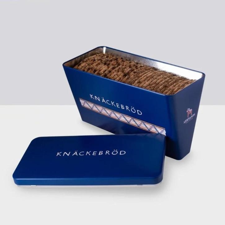 Leksands dubbel Knäckebröd blik (nieuw), Verzamelen, Blikken, Nieuw, Overige, Overige merken, Ophalen of Verzenden