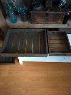 Stoere sobere houten dienbladen dienblad groot en klein, Ophalen, Hout