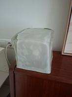 Klassieke ikea iviken kubus lamp, Ophalen, Gebruikt, Glas, Minder dan 50 cm