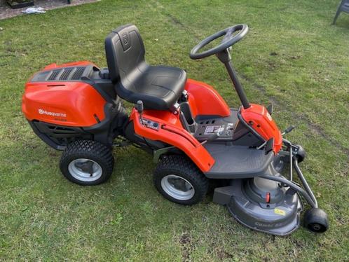 Zitmaaier Husqvarna, Tuin en Terras, Zitmaaiers, Zo goed als nieuw, 90 tot 120 cm, Elektrische starter, Mulchfunctie, Versnellingen