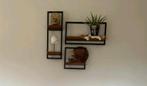 Setje van 3 wandplankjes mango hout, Ophalen, Zo goed als nieuw